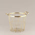 WIRE BASKET- GOLD