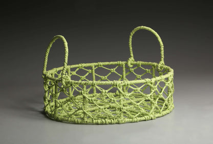 Handwoven Green Baskets