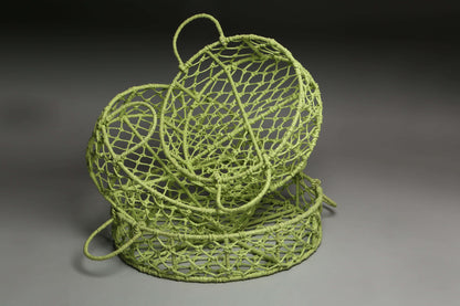 Handwoven Green Baskets